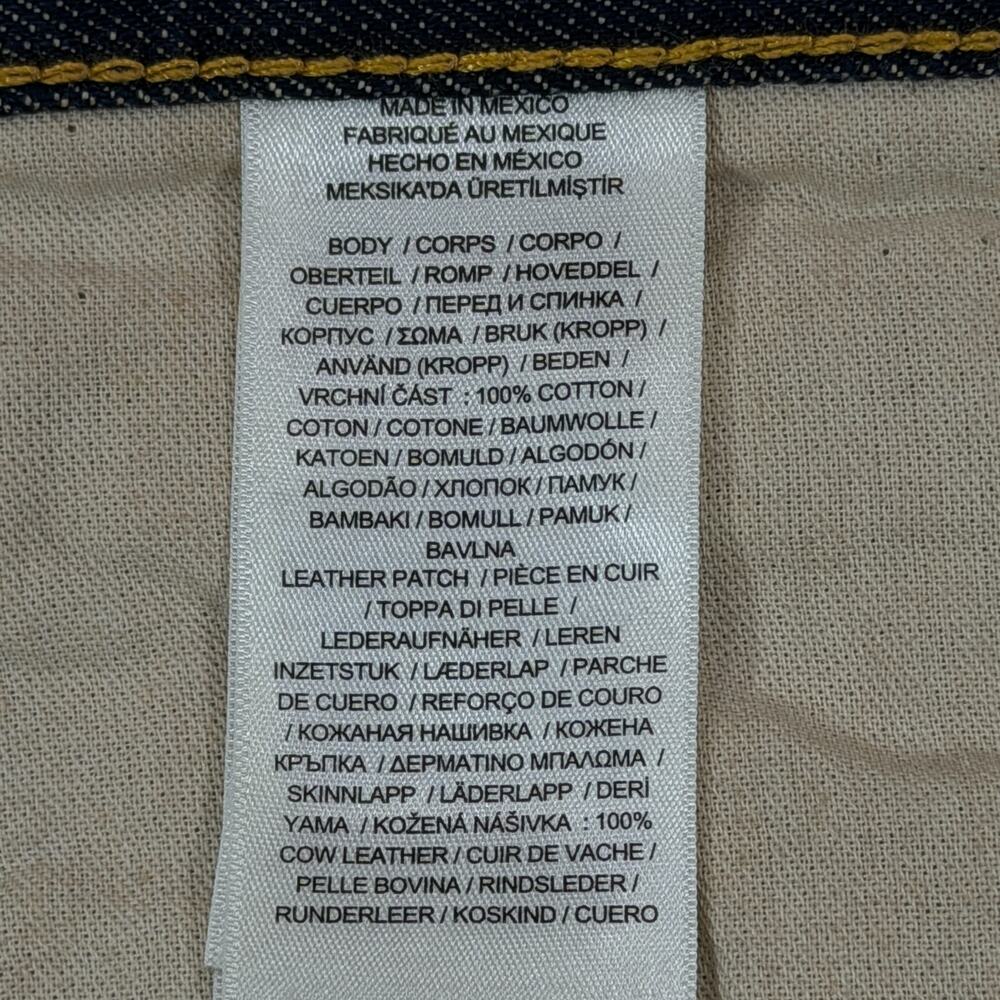 Polo Ralph Lauren Hampton Straight Jeans Mens 40x30 (Fit 42) Dark Wash Rope Dyed - Picture 7 of 16